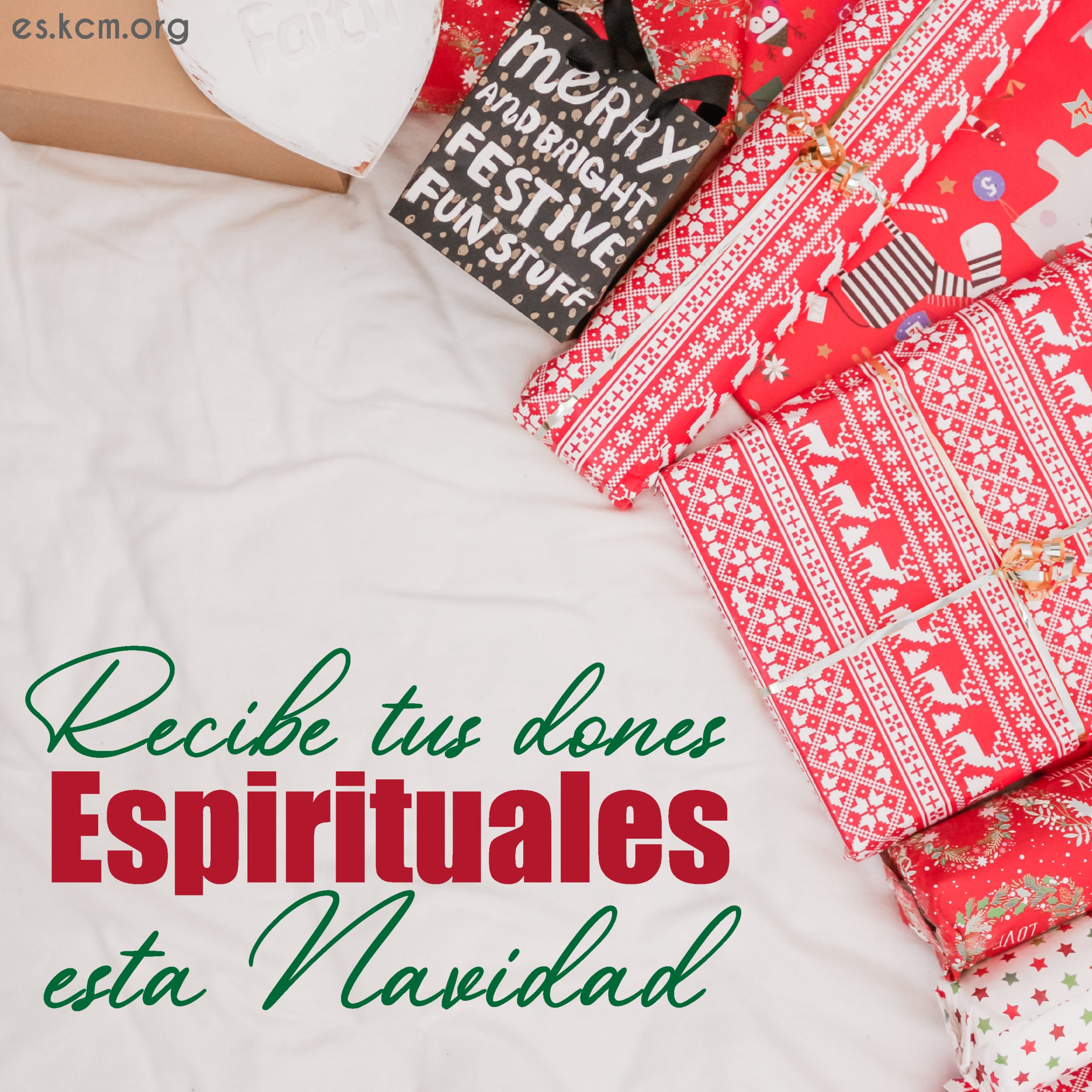 Recibe tus Dones Espirituales esta Navidad