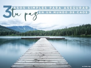 3 Pasos Simples para Asegurar Tu Paz en un mundo de Caos